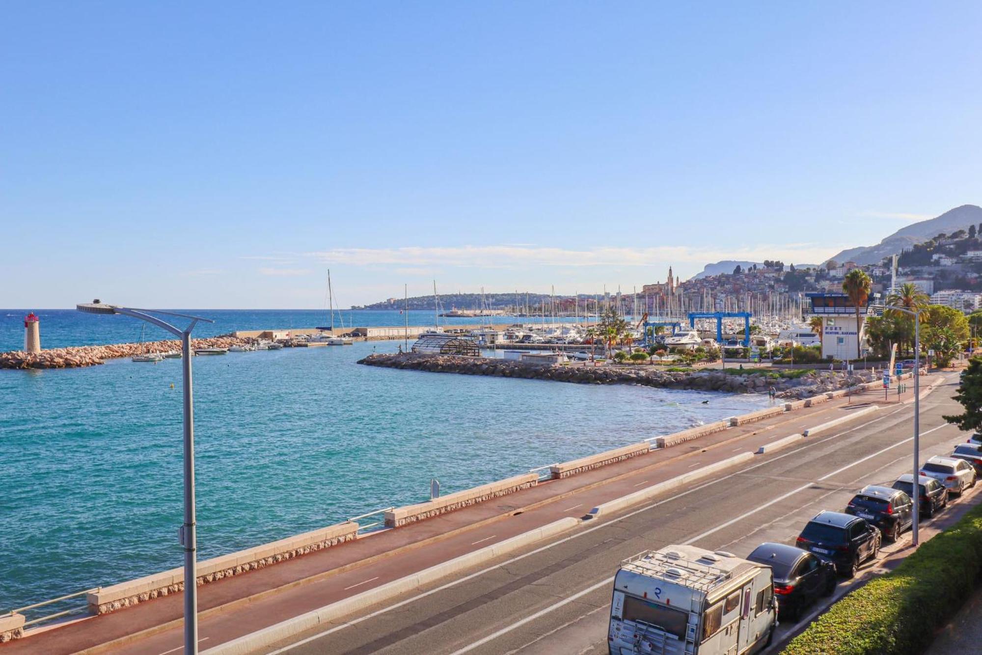 « Chateau Saint Louis 3 » Vue Mer, Terrasse Menton Extérieur photo
